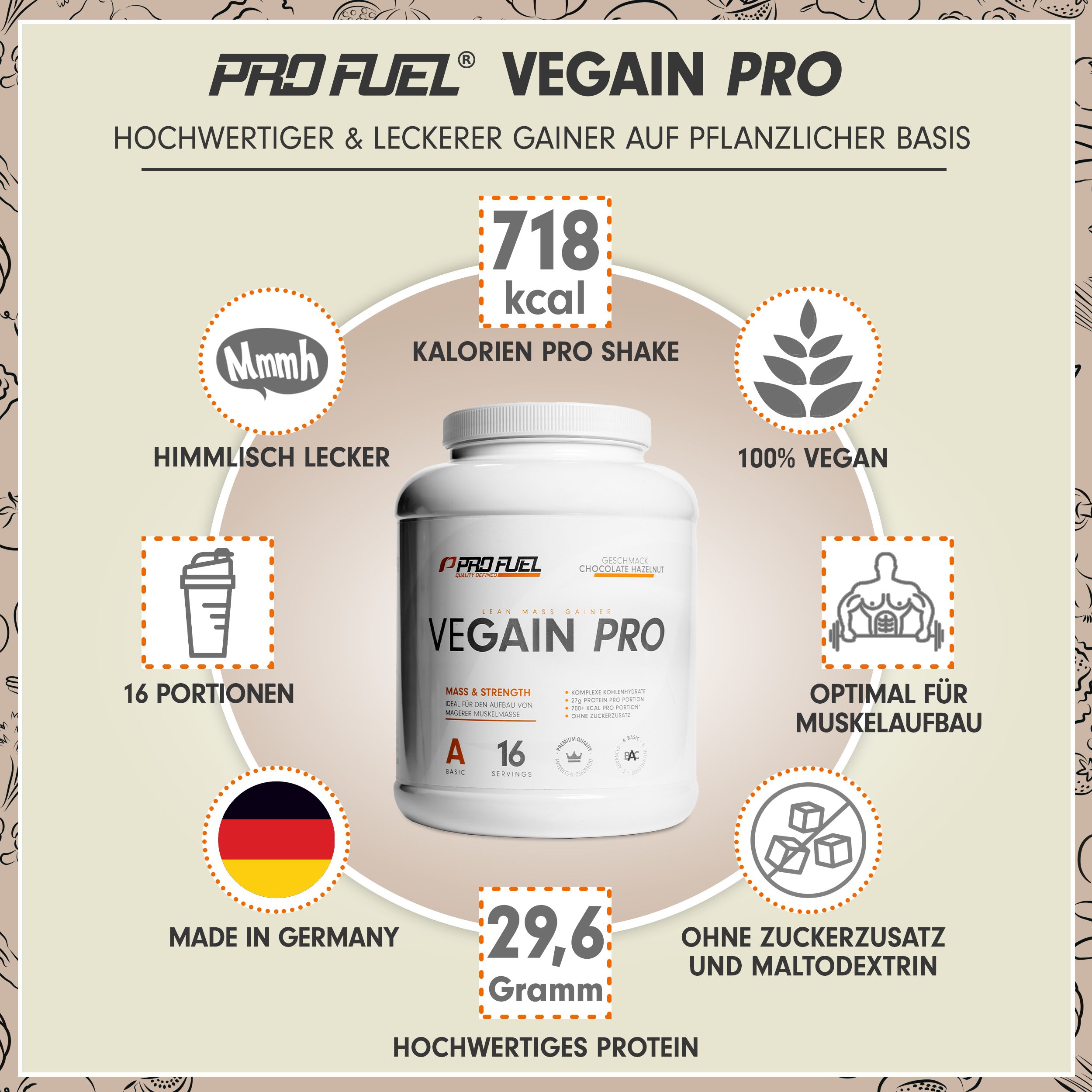 ProFuel - VEGAIN PRO Weight Gainer