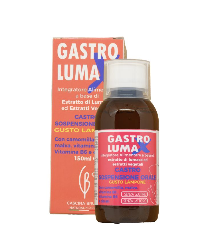 CB NaturalPharma Integratore Alimentare GastroLumax GASTRO con il 30% di Bava di Lumaca