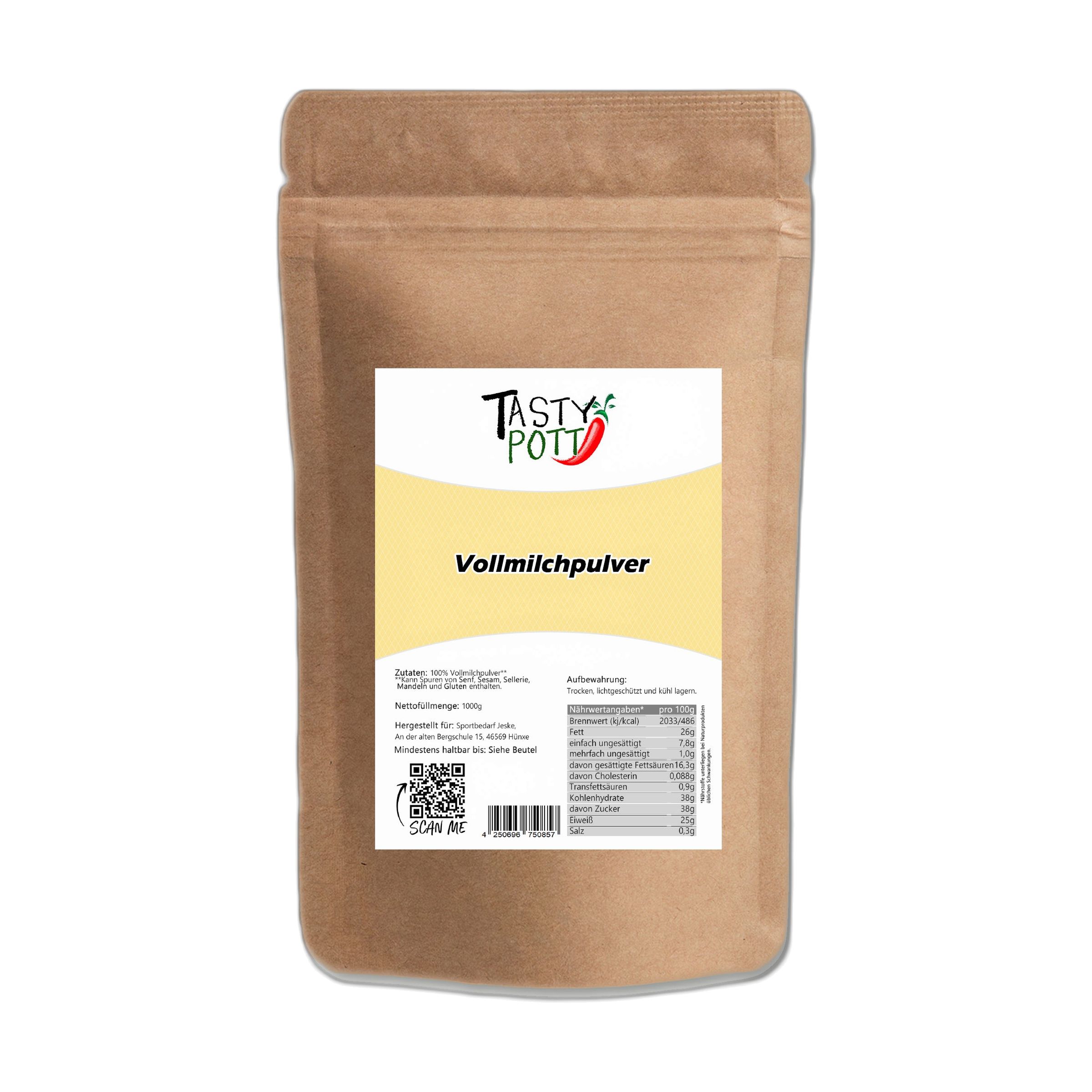 Tasty-Pott Tasty Pott Vollmilchpulver 1000 g Pulver