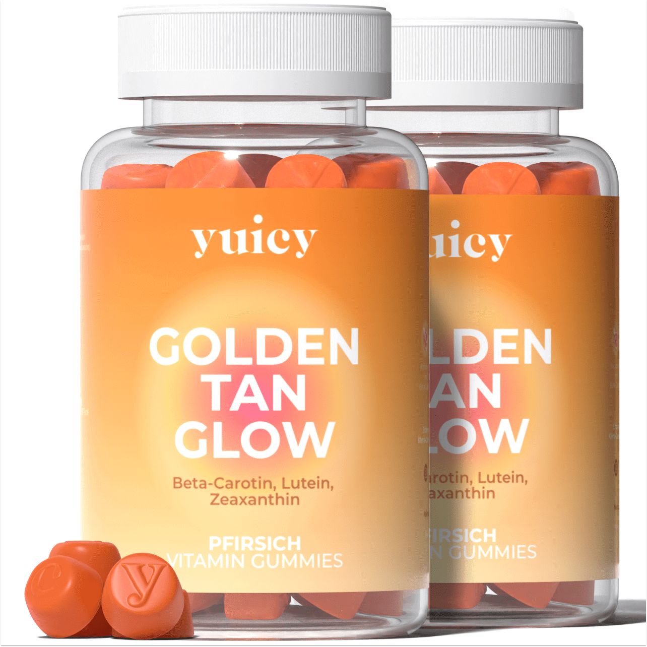 yuicy Golden Tan Glow - Beta-Karotin Gummies