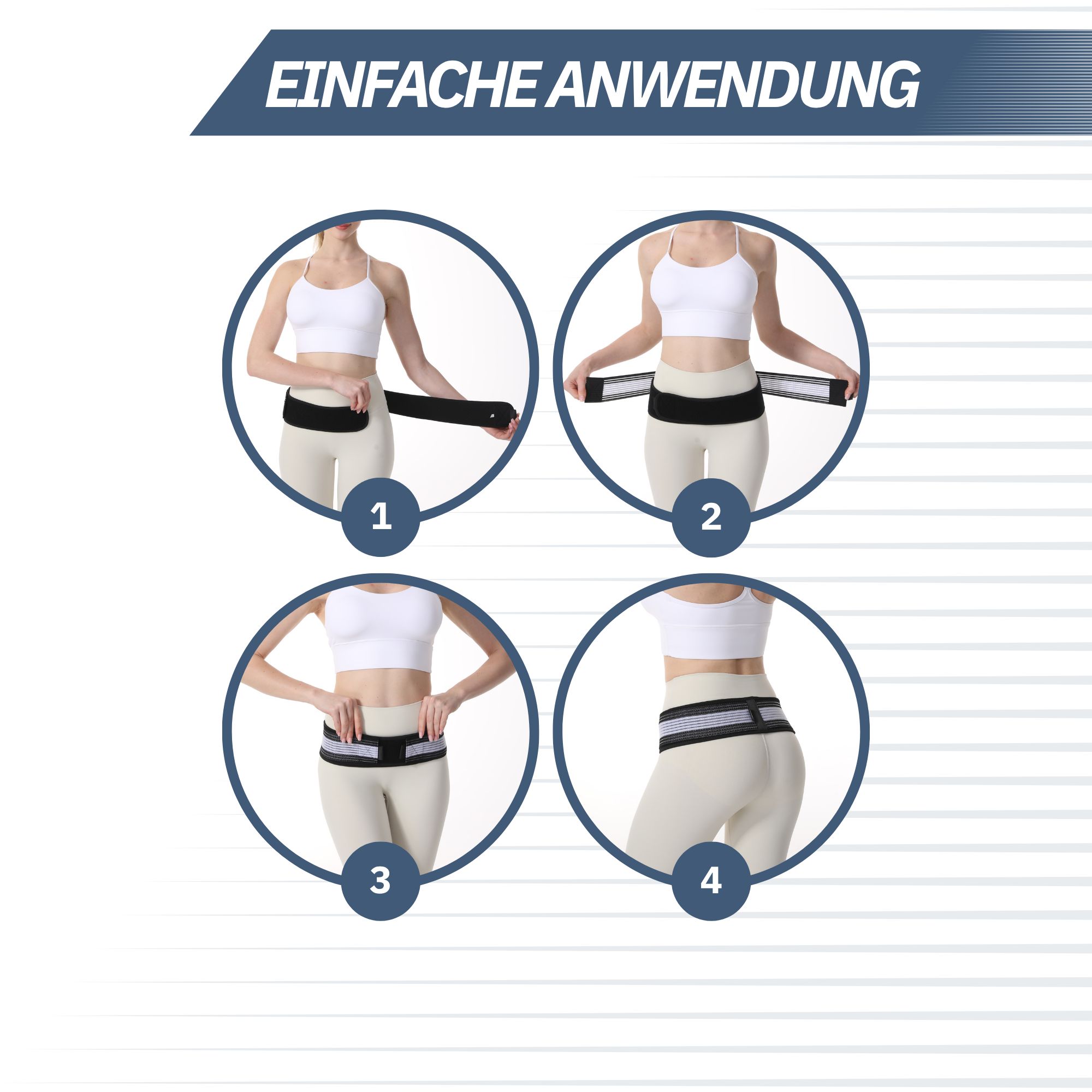 Trebin Beckengurt mit Doppelverschluss