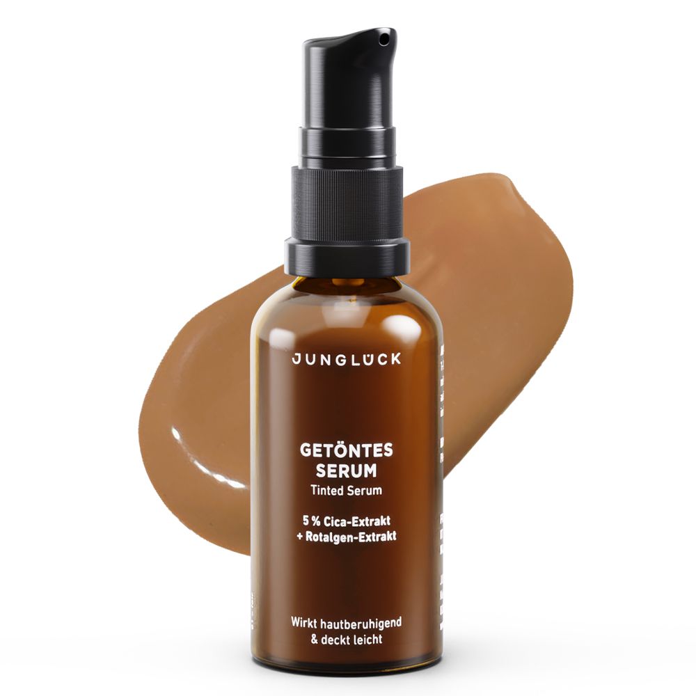 Junglück Getöntes Serum - mittel leichte Deckkraft, mit Hyaluron 30 ml
