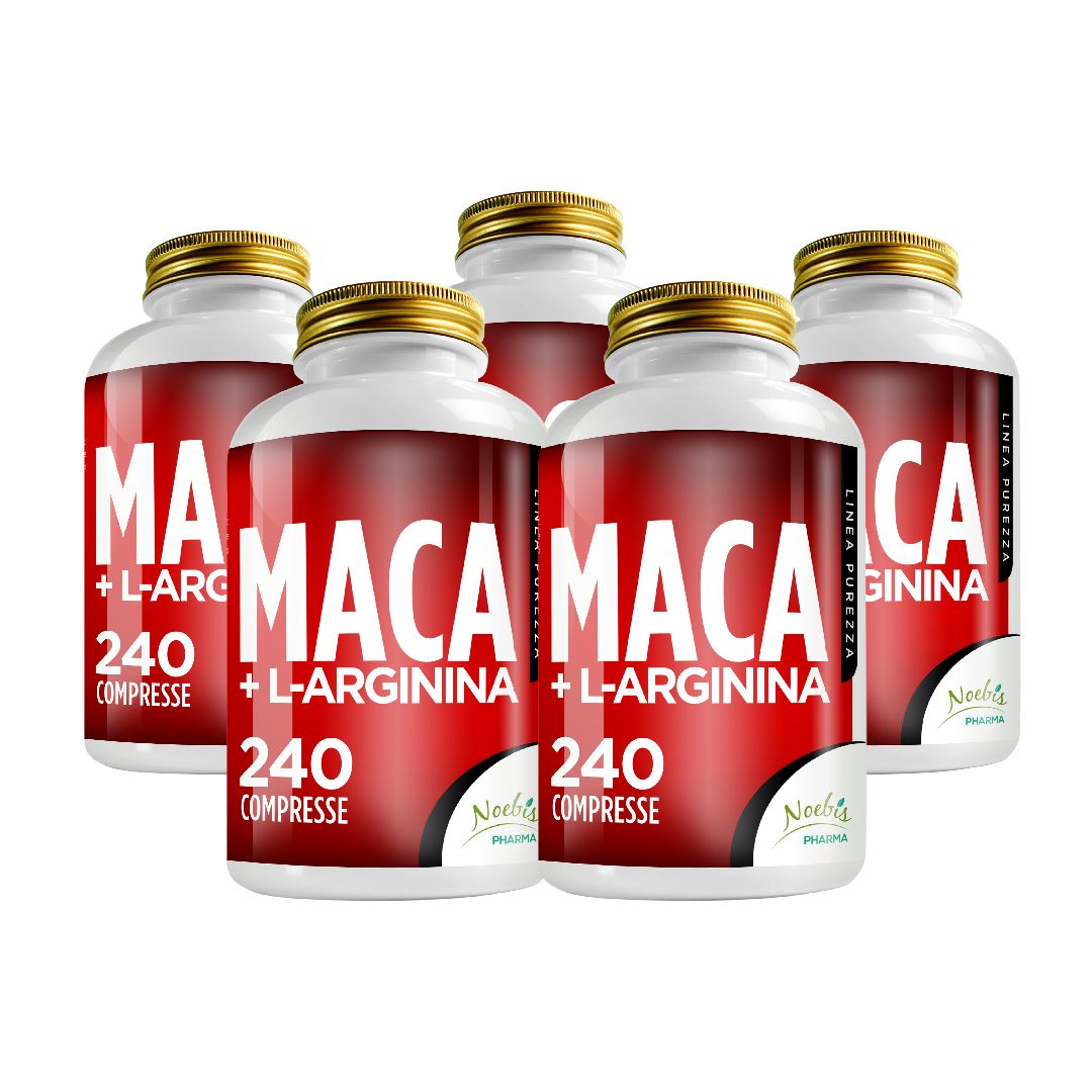 Noebis Pharma Maca 4:1 + L-Arginina – 240 Compresse