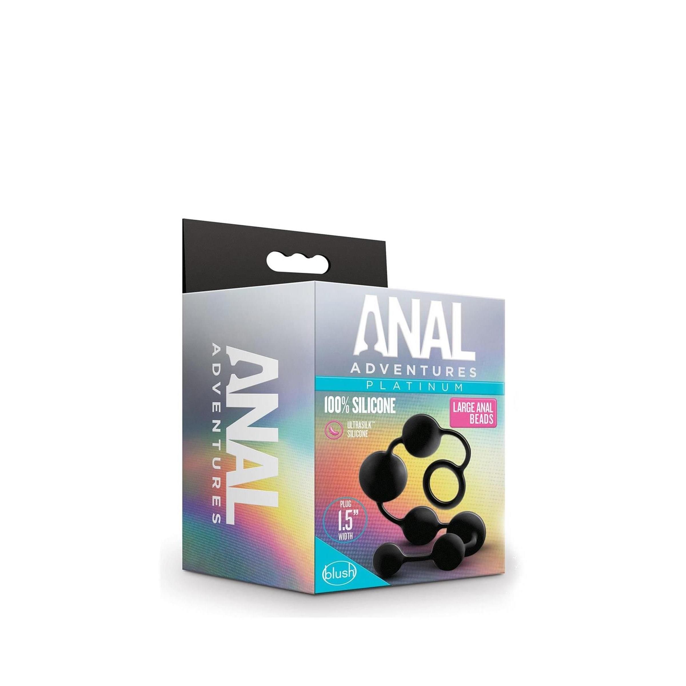 Blush - ANAL ADVENTURES PLATINUM ANAL BEADS