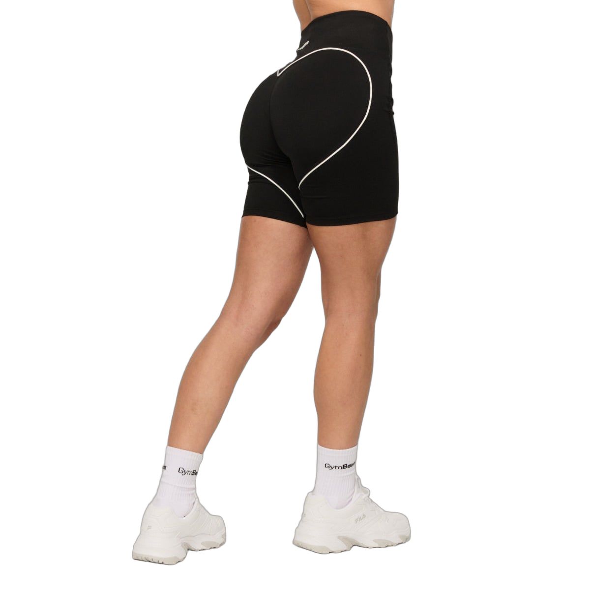 GymBeam Shorts Damen Slim mit Gummizug Varsity Black 1 St