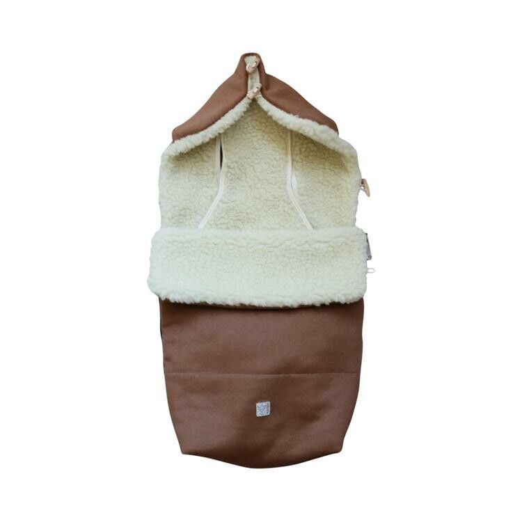 KAISER Kinderwagen Fußsack Lotte Wolle (Loden) burro