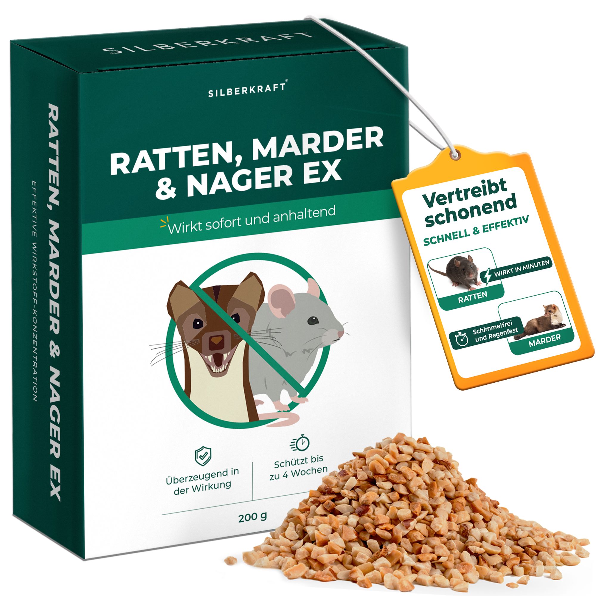 SILBERKRAFT Ratten, Marder & Nager Ex