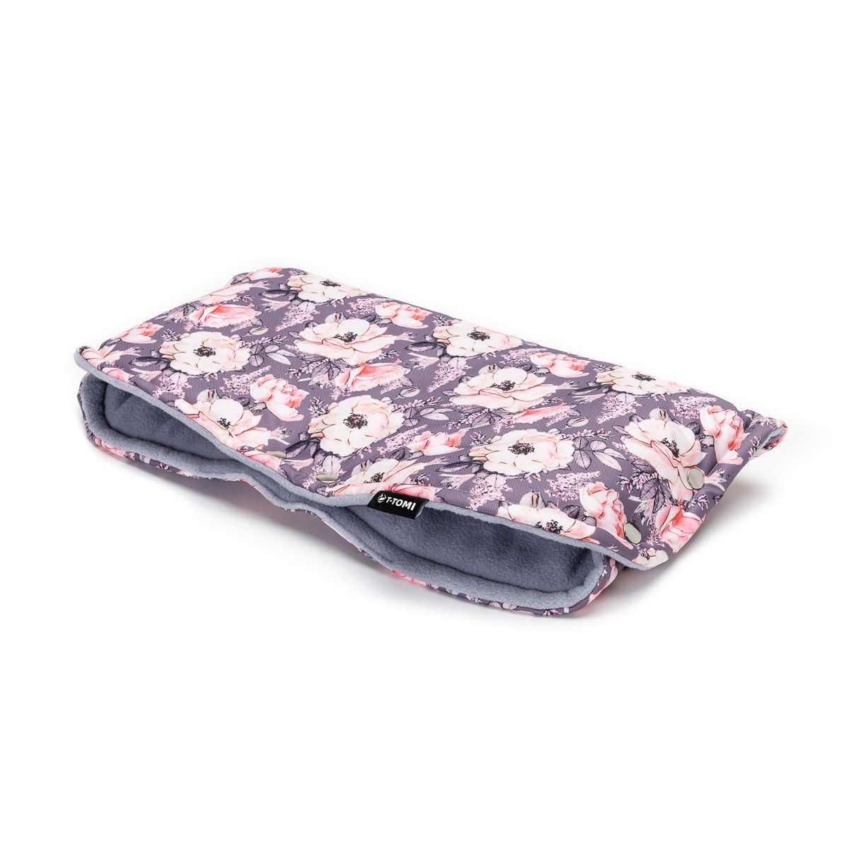 T-Tomi Handwärmer für Kinderwagen Grey flowers 1 St Zubehör