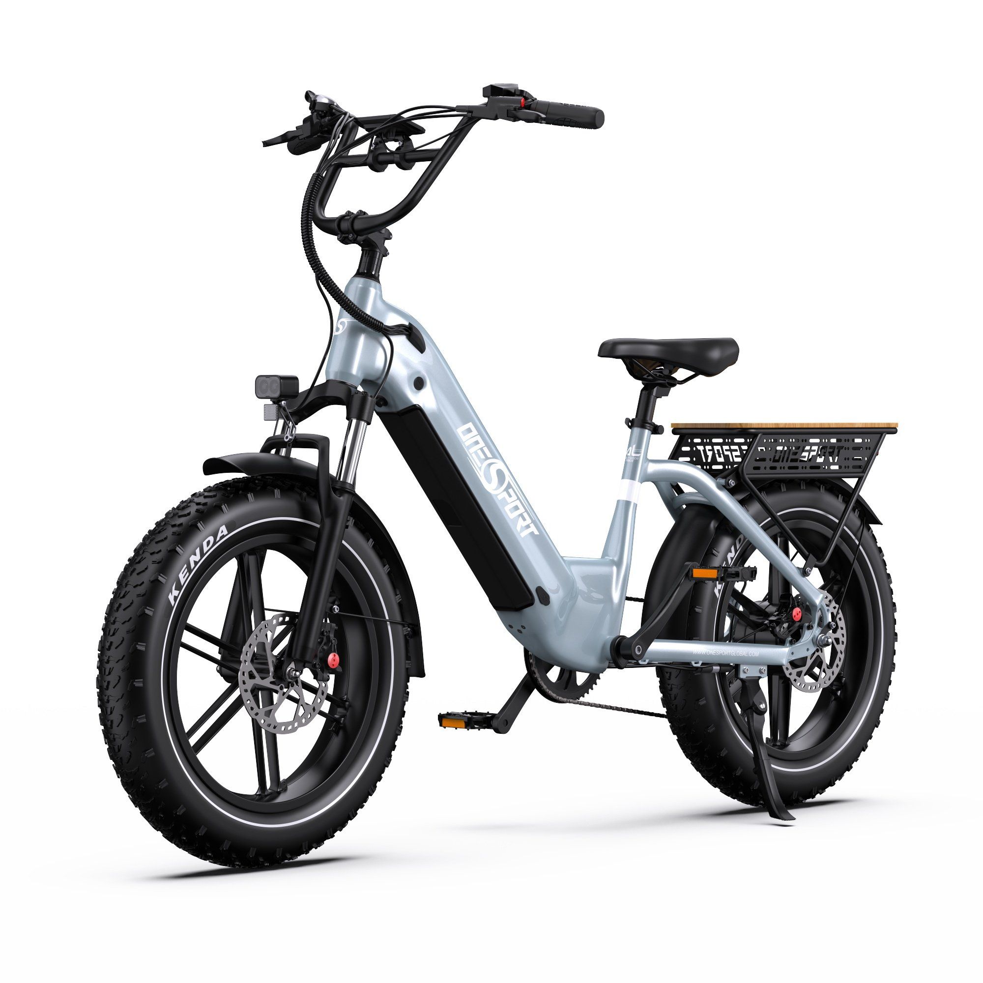 ONESPORT OT08 Geländetaugliches E-Bike mit 500-W-Motor und 48-V-18-Ah-Akku