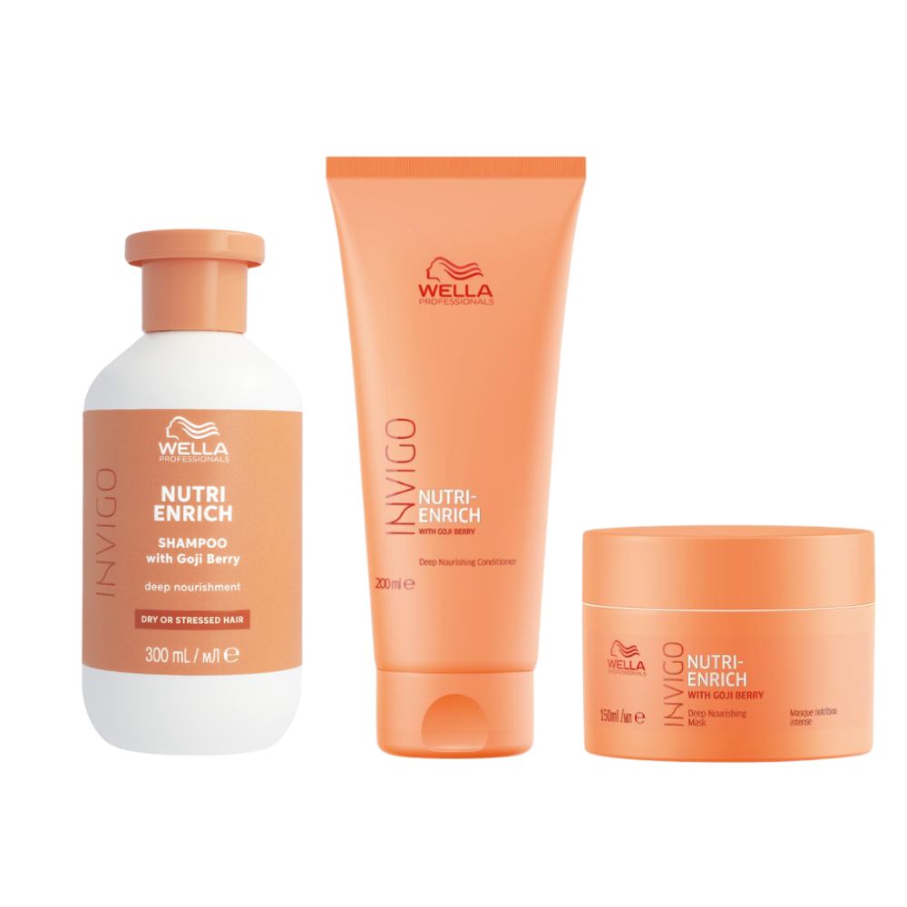 Wella Invigo Nutri-Enrich Shampoo & Conditioner Mask Set 300 ml