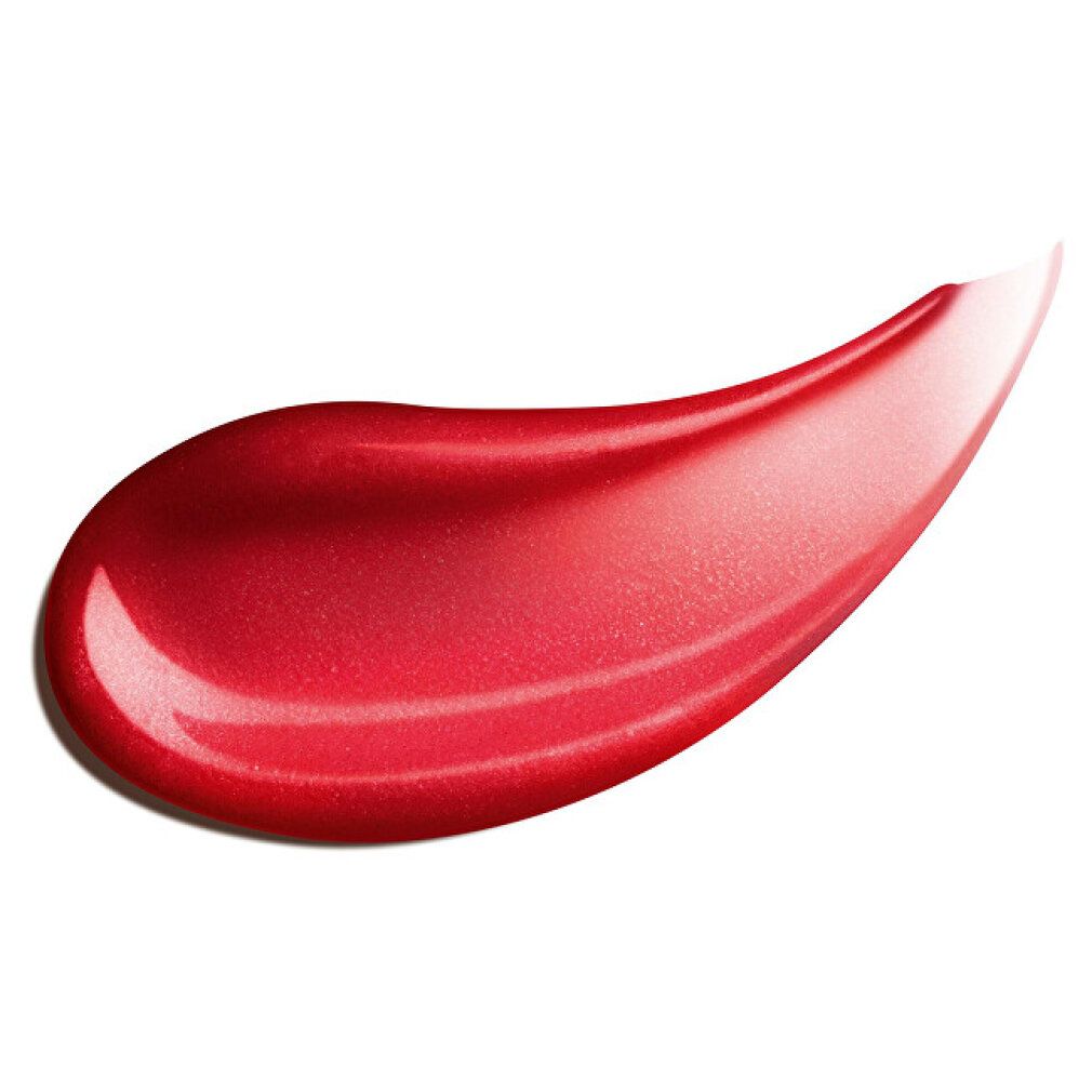 Granatapfel-farbener Lippenstift-Abstrich.