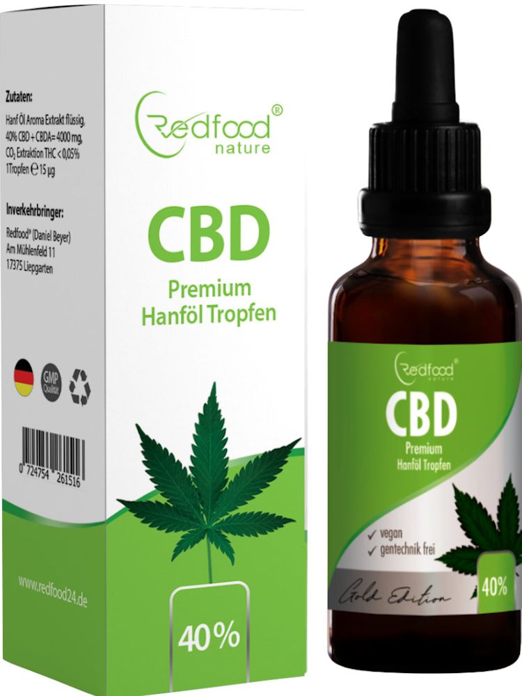 Redfood® CBD ÖL Vollspektrum 40%
