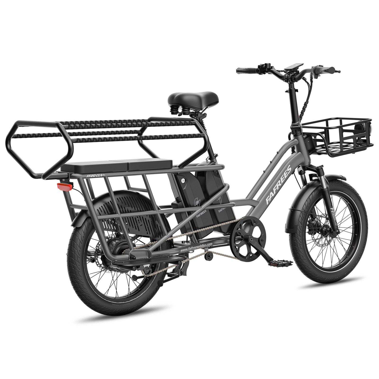 FAFREES FF20 CUV Modulares Longtail-E-Bike – Dual-Akku 30 Ah