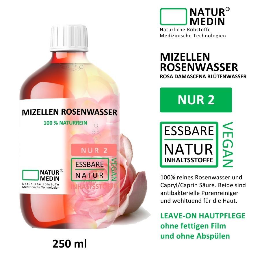 NATURMEDIN® Mizellen Rosenwasser Balanced