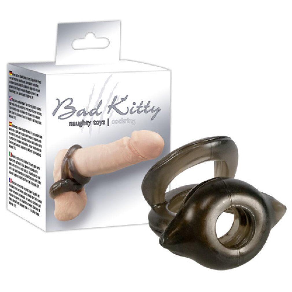Penis-/Hodenring-Trio | Mit Reizrillen innen | Bad Kitty
