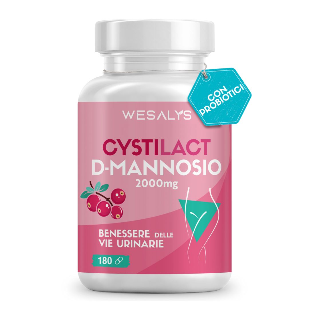 WESALYS® CYSTILACT D-Mannosio - Integratore alimentare per il Benessere delle Vie Urinarie