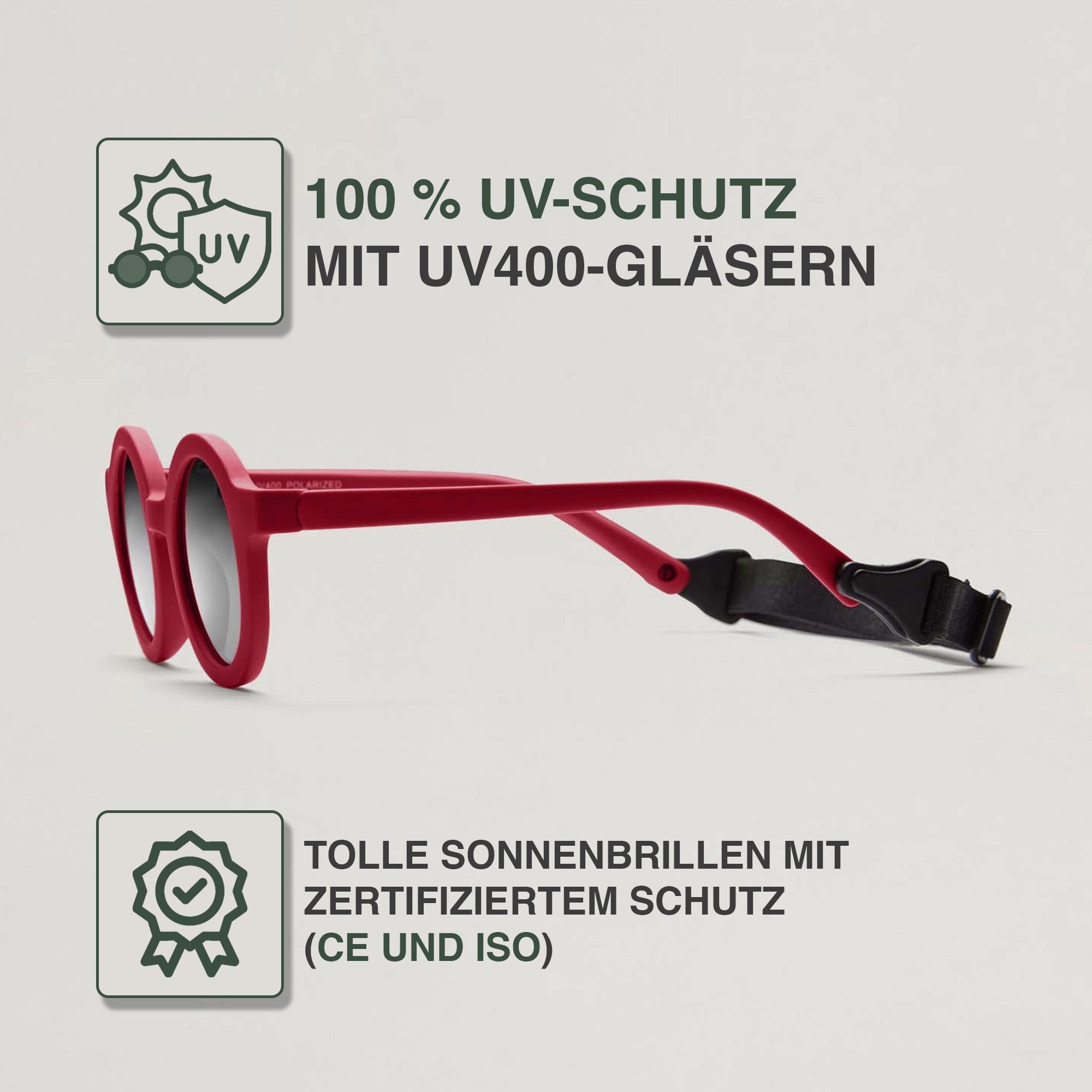 BabyMocs Biegsame Baby-Sonnenbrille