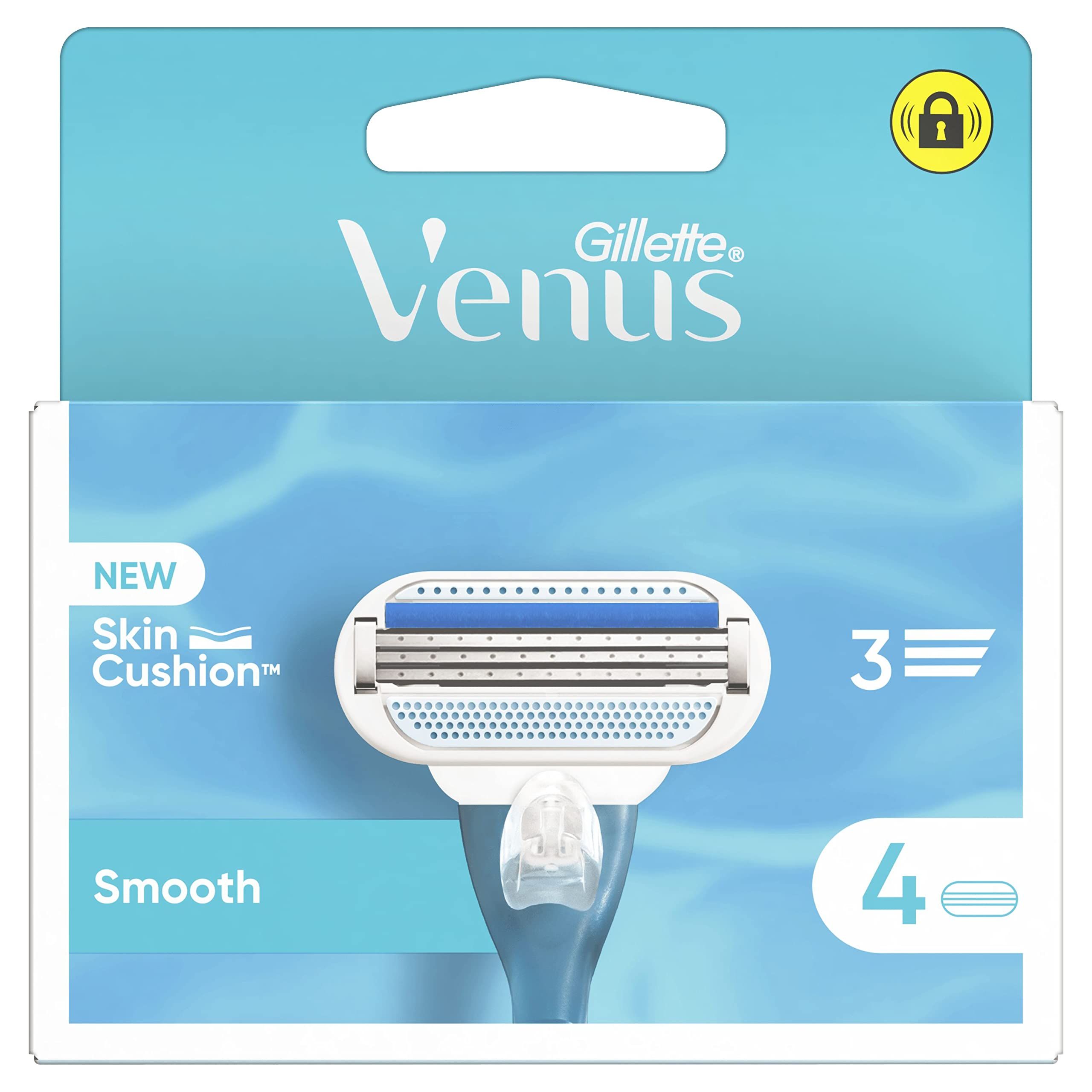 Lame di ricambio Gillette Venus Smooth, confezione da 4