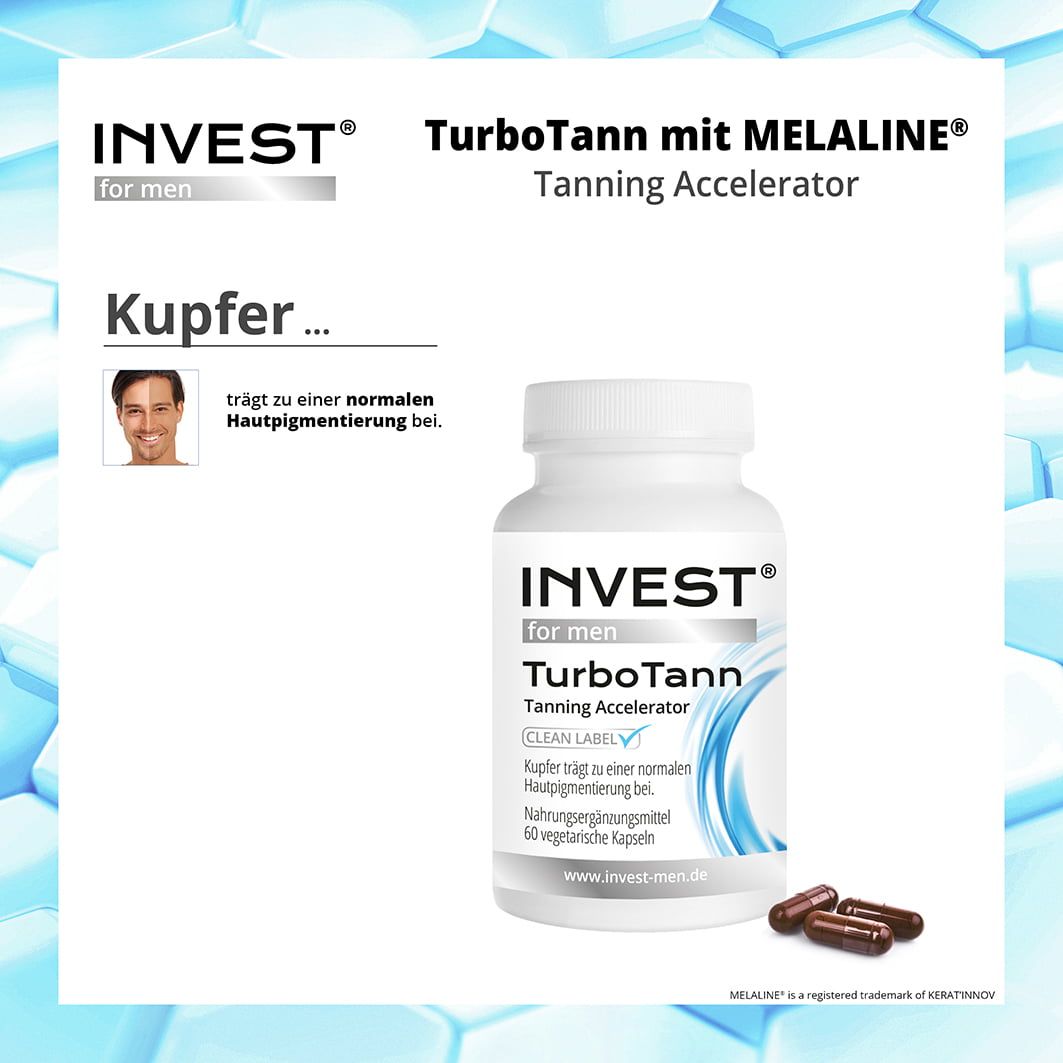 INVEST MEN TurboTann mit MELALINE® - Kapseln