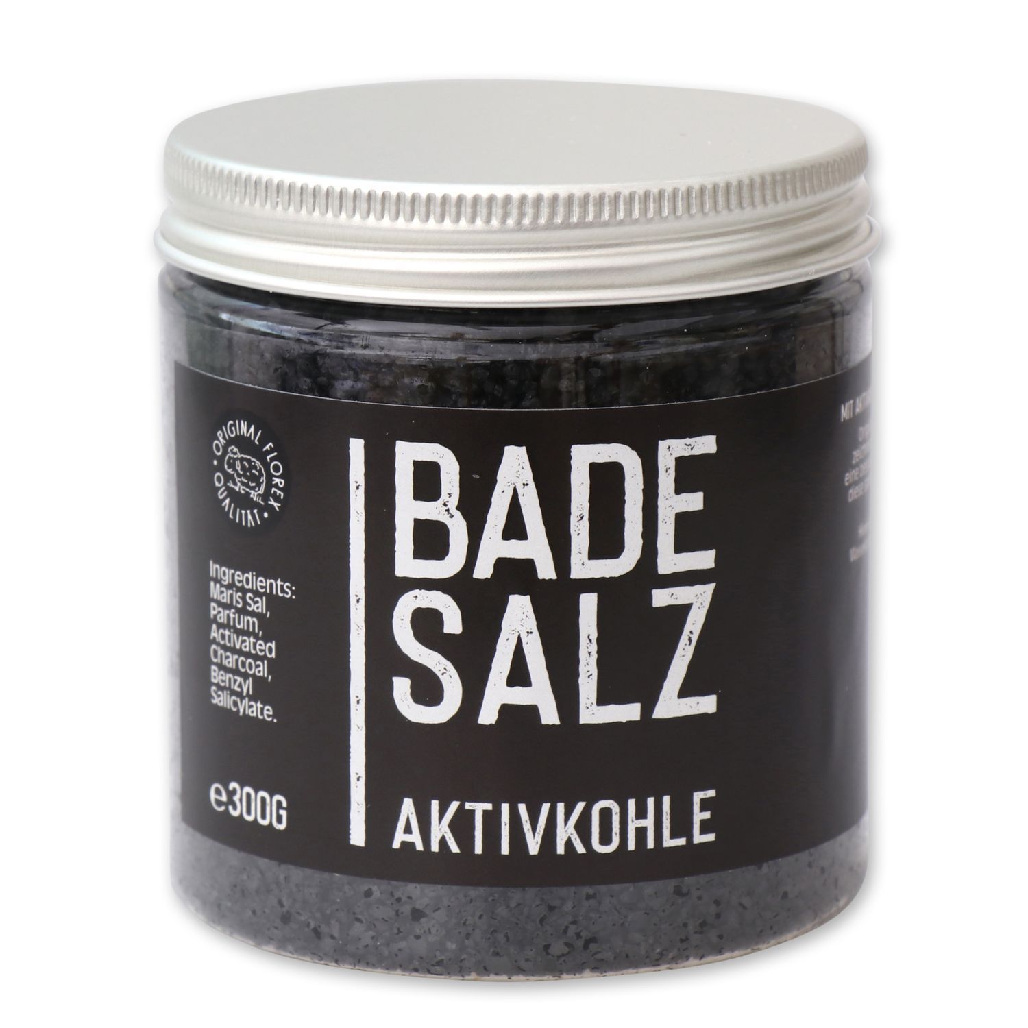 Florex® Badesalz mit Aktivkohle – tiefenreinigend, wohltuend und entspannend