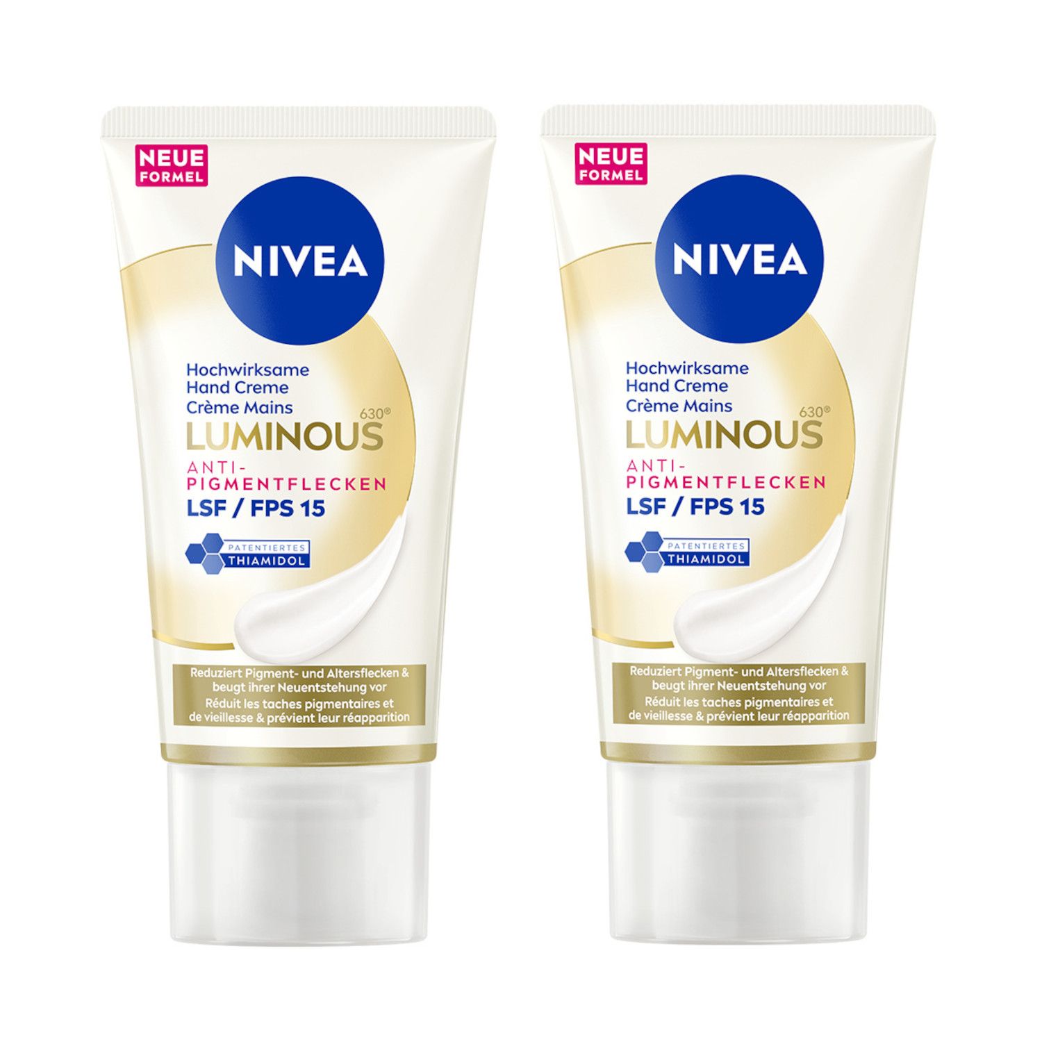 Nivea Luminous630® LSF 15 2x50 ml Handcreme