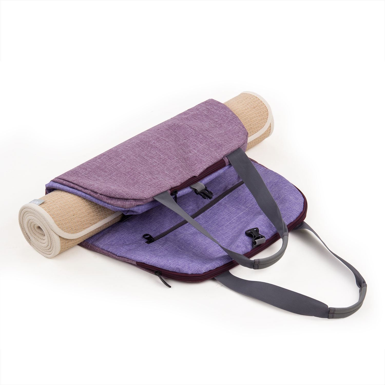 bodhi Yoga Bag NAMASTÉ, light berry