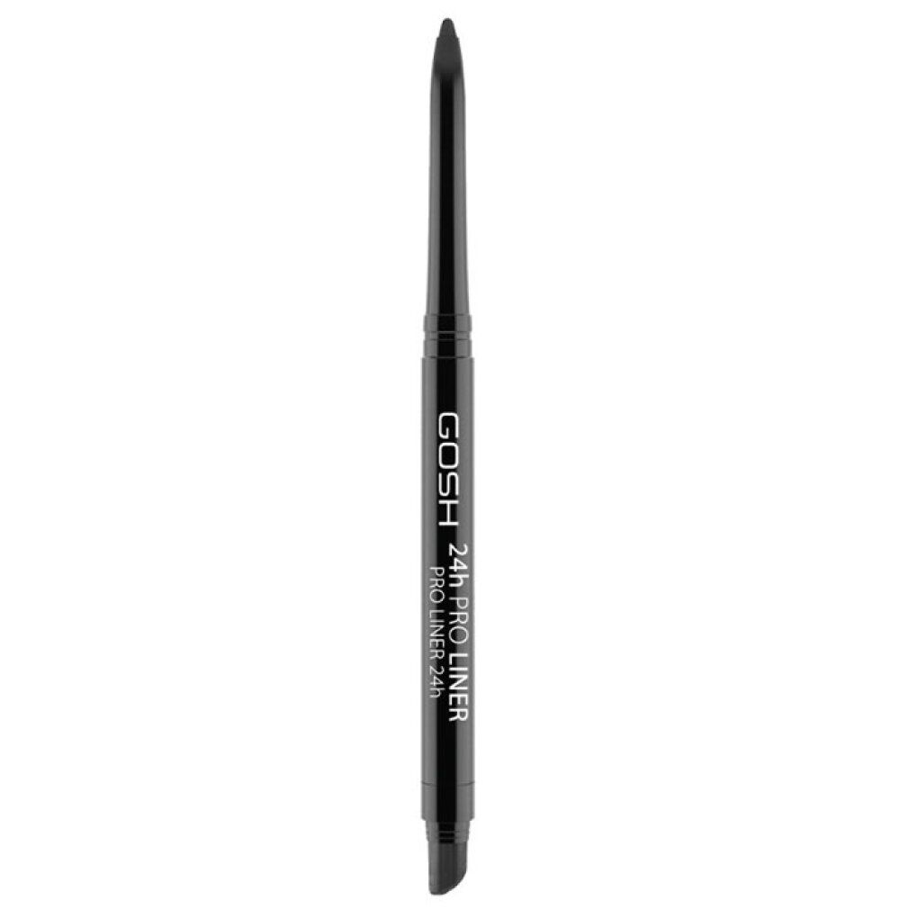 Gosh 24h Pro Liner Eyeliner in Carbon Black. Schwarzer, ausziehbarer Eyeliner-Stift.