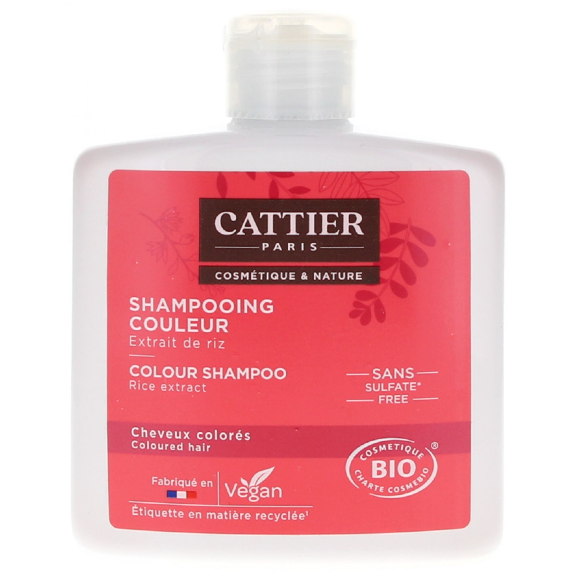 Cattier Farbiges Haarshampoo Farbe 11,5x9x4 cm Schaum