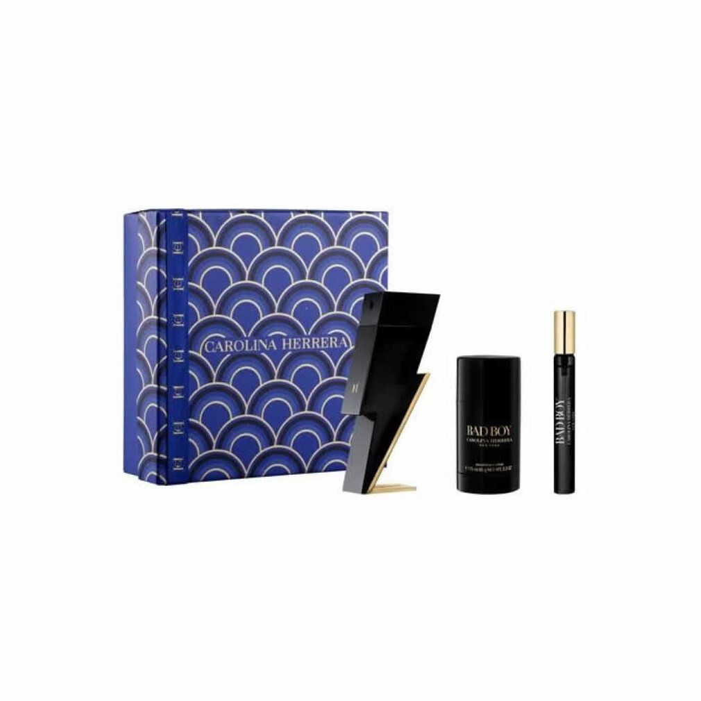 Carolina Herrera Bad Boy Eau De Toilette Spray 100ml Set 3 Pieces - Immagine 5