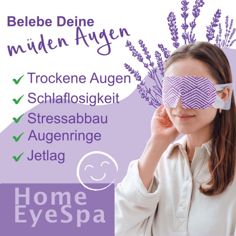 IEA Medical wärmende Augenmaske Lavendel