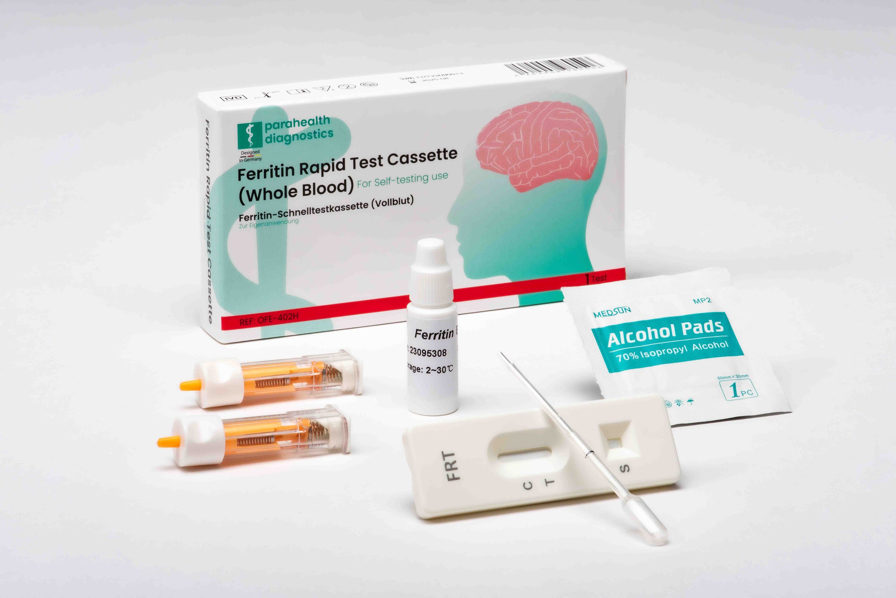 parahealth diagnostics Eisenmangel Ferritin Selbsttest
