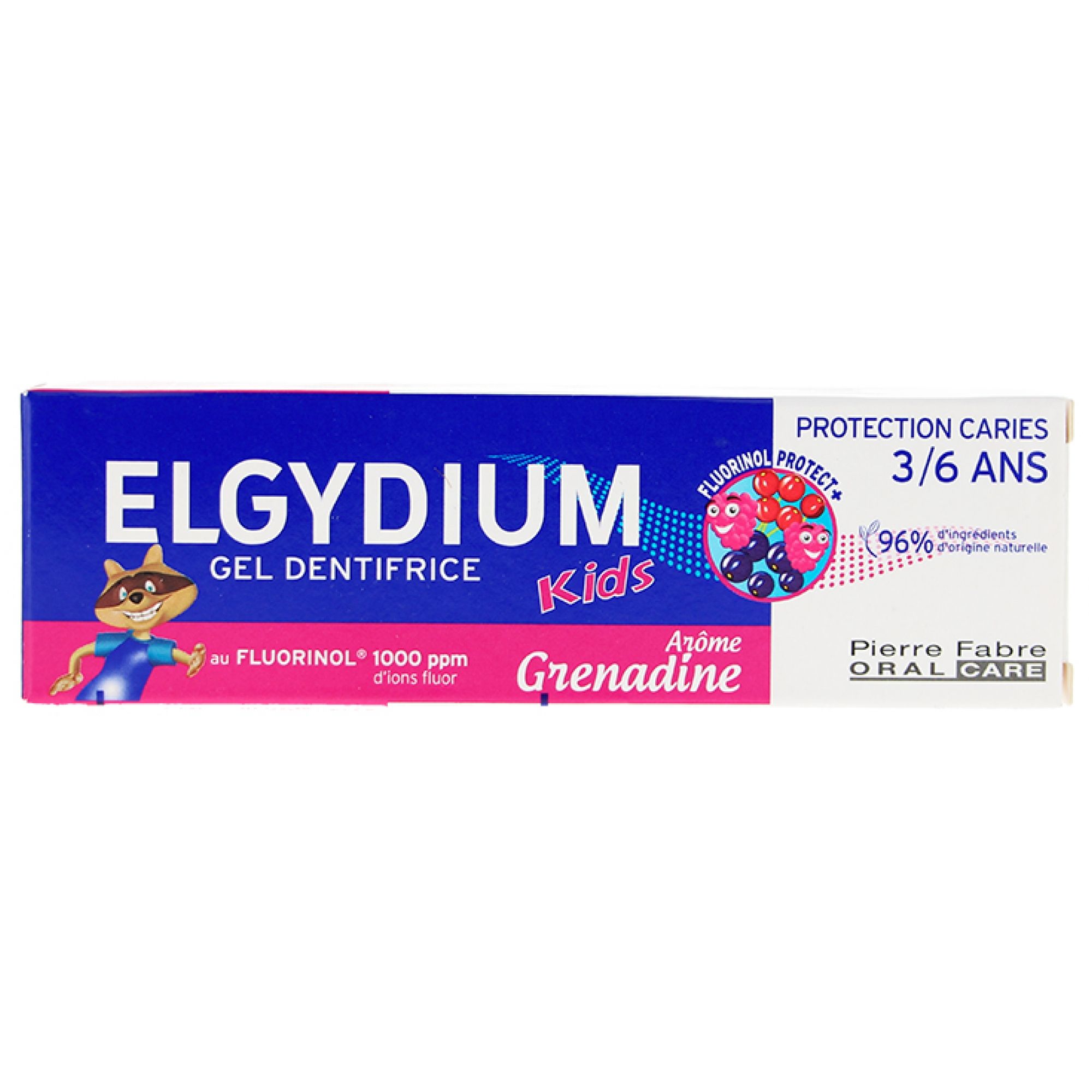 Elgydium Kids Zahncreme Kariesschutz 3/6 Jahre 3,3x14x4,2 cm