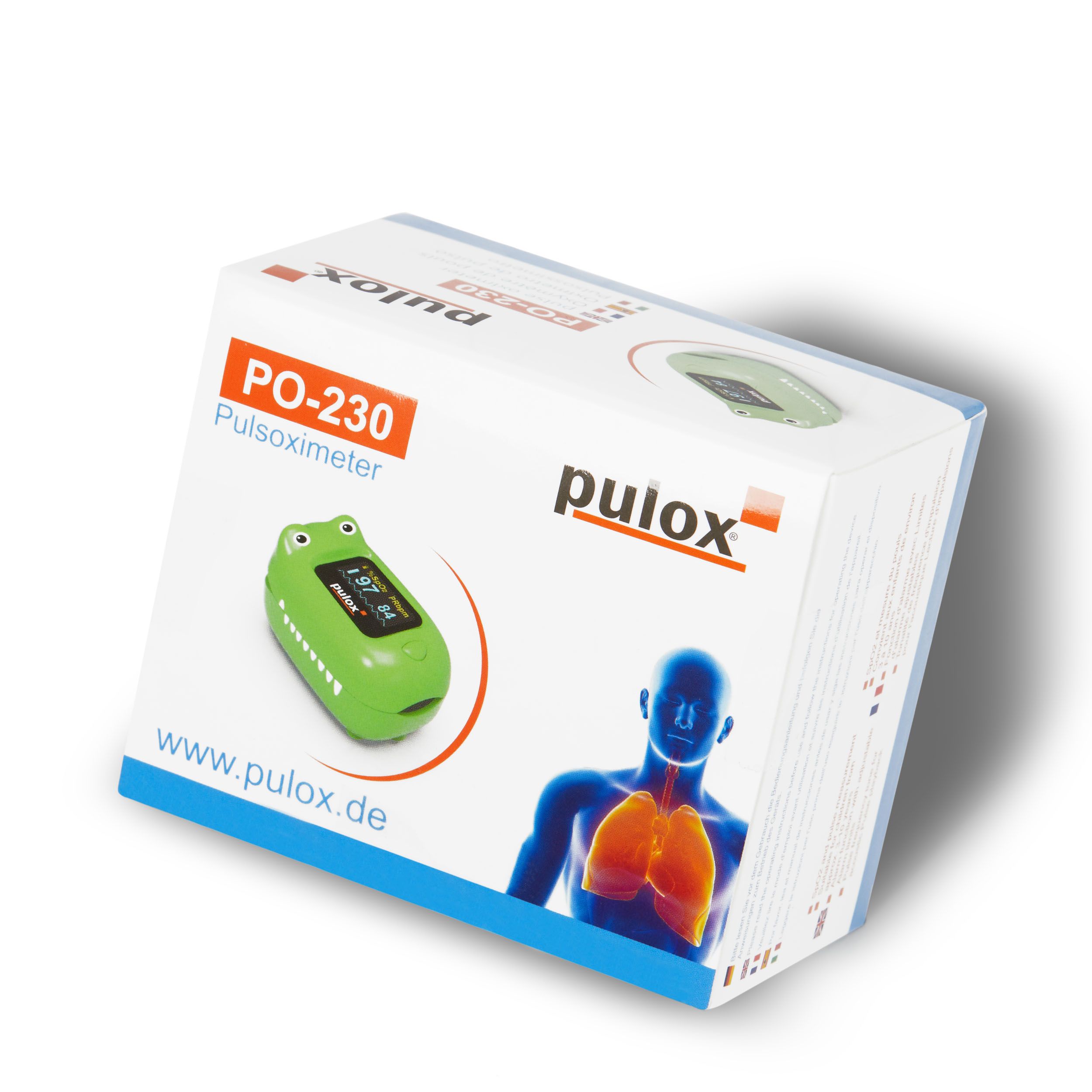 Pulox PO-230 - Finger-Pulsoximeter für Kinder - Grün