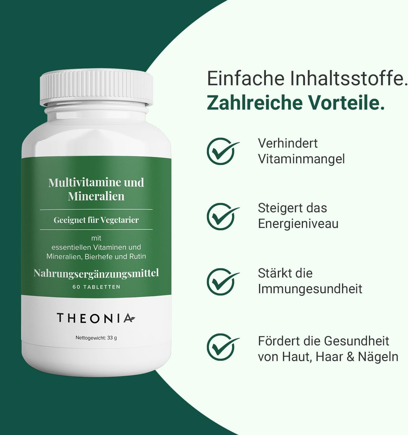 Theonia Multivitamin und Mineralien Kapseln