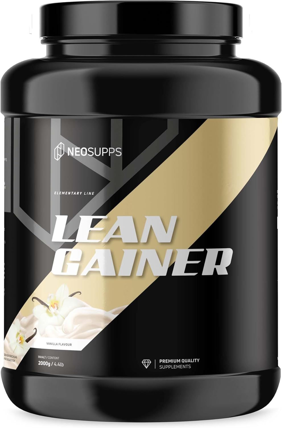 Neosupps Lean Gainer Vanilla, Weight Gainer mit Protein
