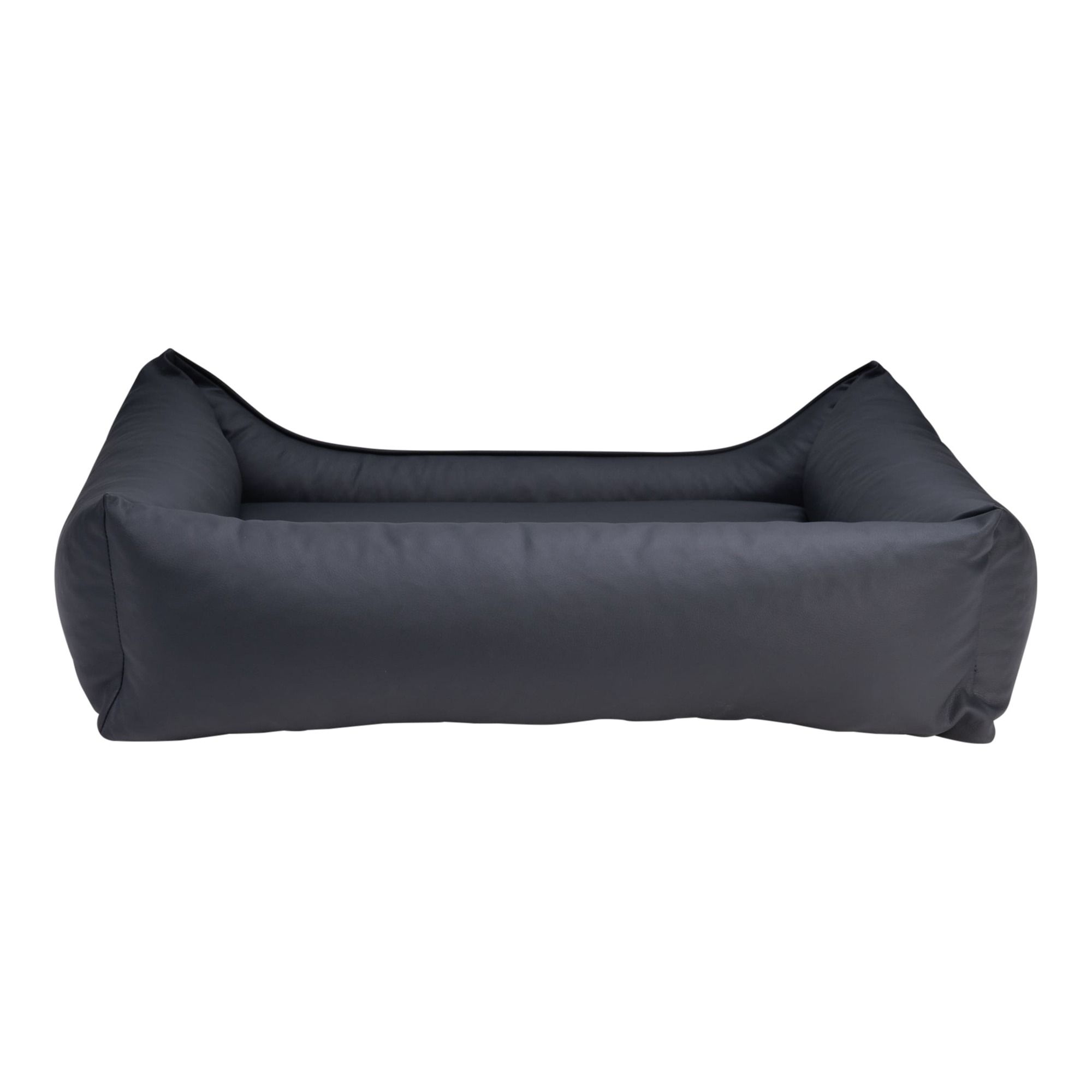 orthopädisches Hundebett "Buddy", Kunstleder, Farbe Grau 70 x 55