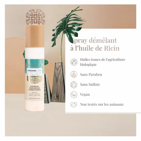 Arganicare - Express Leave-in Entwirrungsspray - Ricin