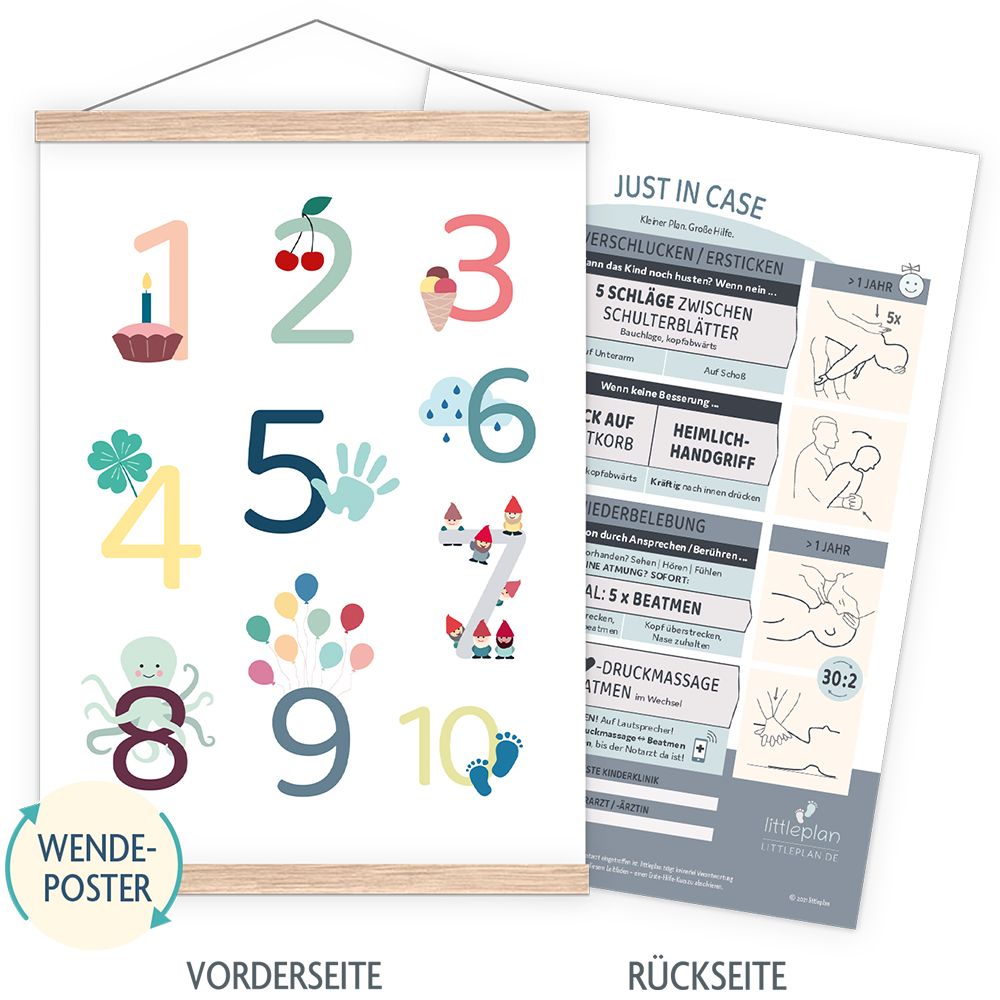 littleplan® 123-Erste-Hilfe-Poster