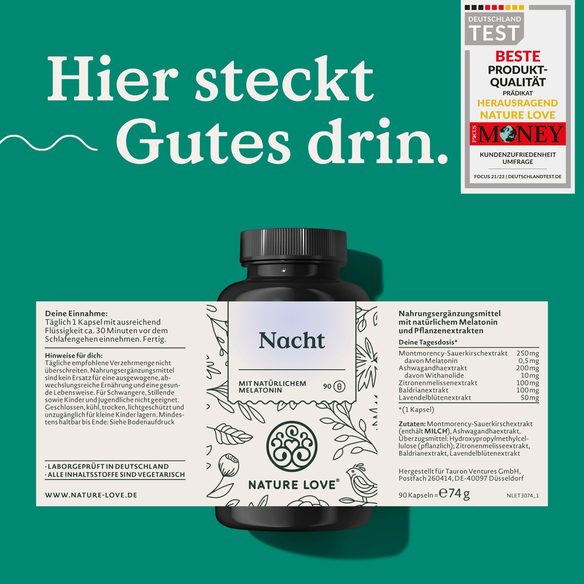 Nature Love® Nacht 90 St Kapseln