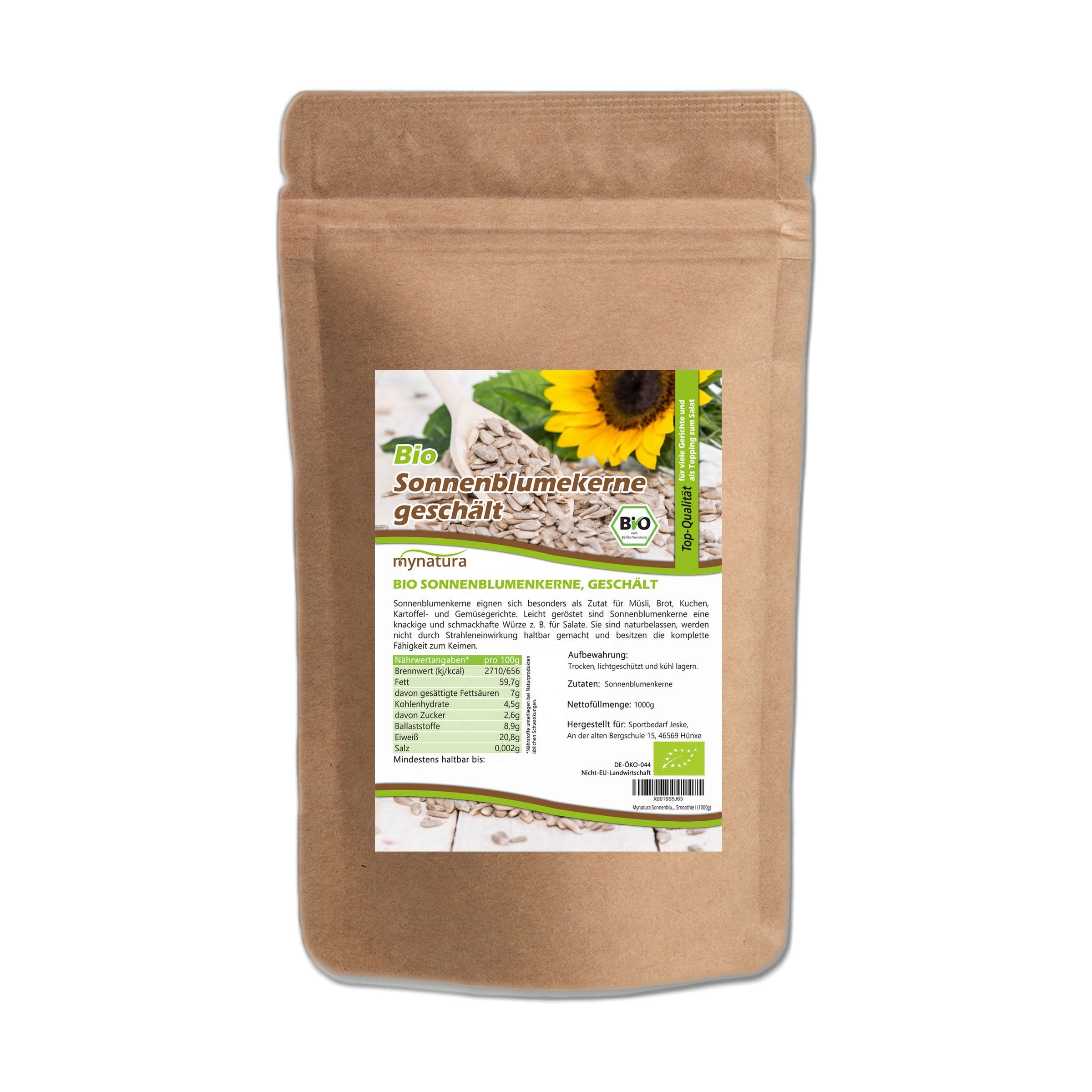 Mynatura Bio Sonnenblumenkerne 1000 g