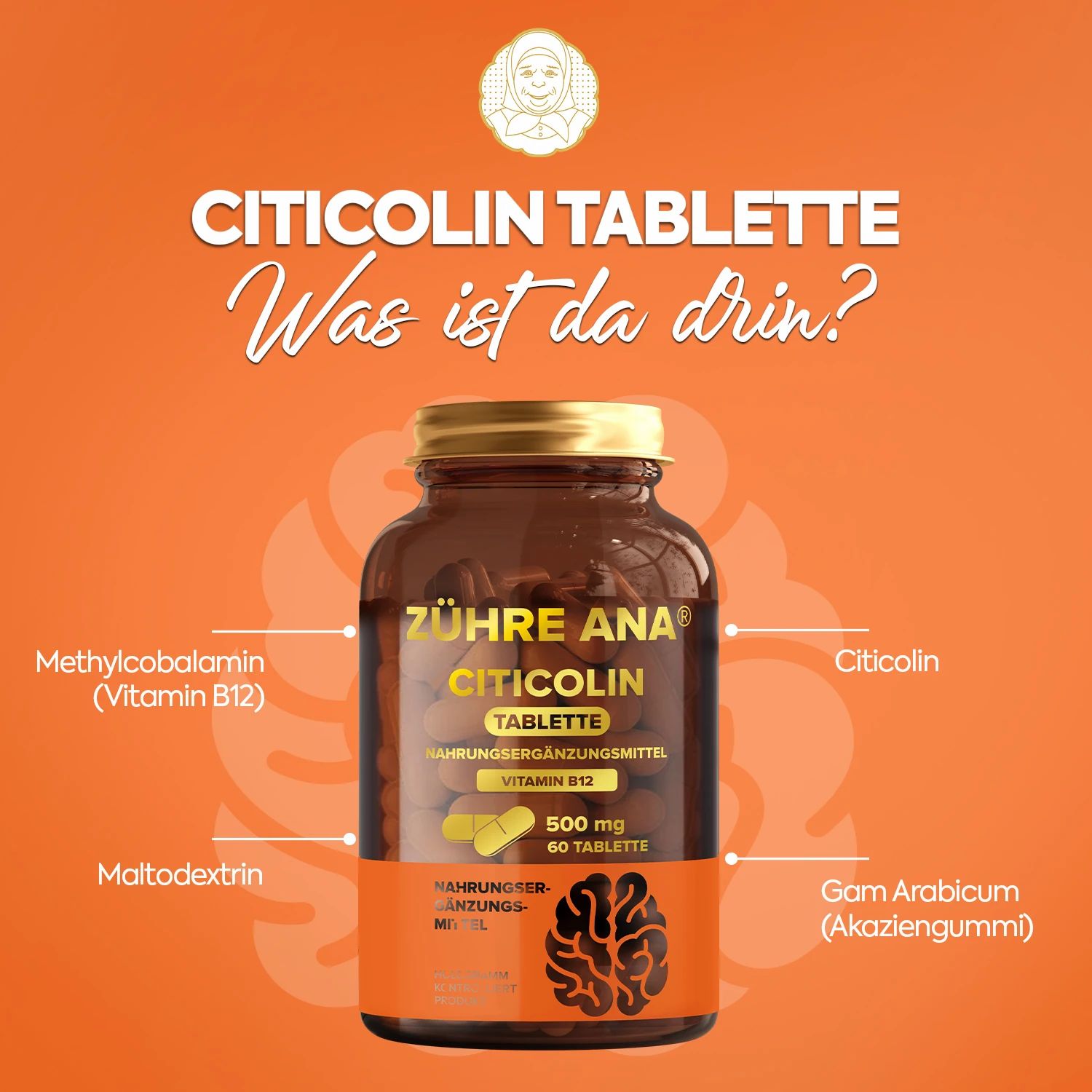 Zühre Ana | Citicolin (500 mg)