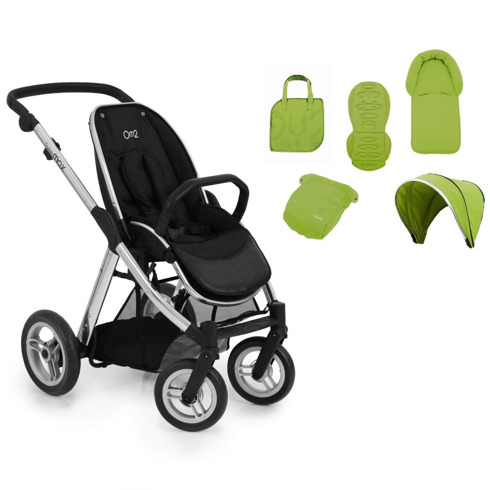 Kinderwagen OysterMax mit Sportsitz in 2 Richtungen drehbar mit Farbpaket