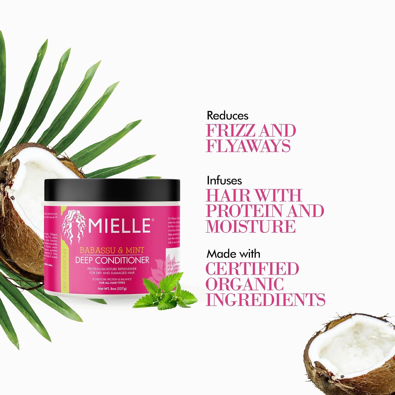 Mielle Organics Babassu & Mint Deep Spülung mit Protein