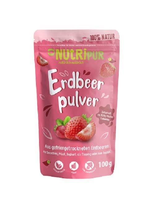 NutriPur Fruchtpulver Erdbeere