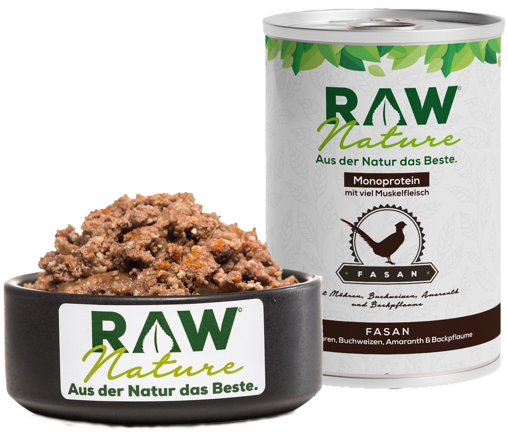RAW Nature Nassfutter Fasan Pur mit Möhren & Amaranth, getreidefrei