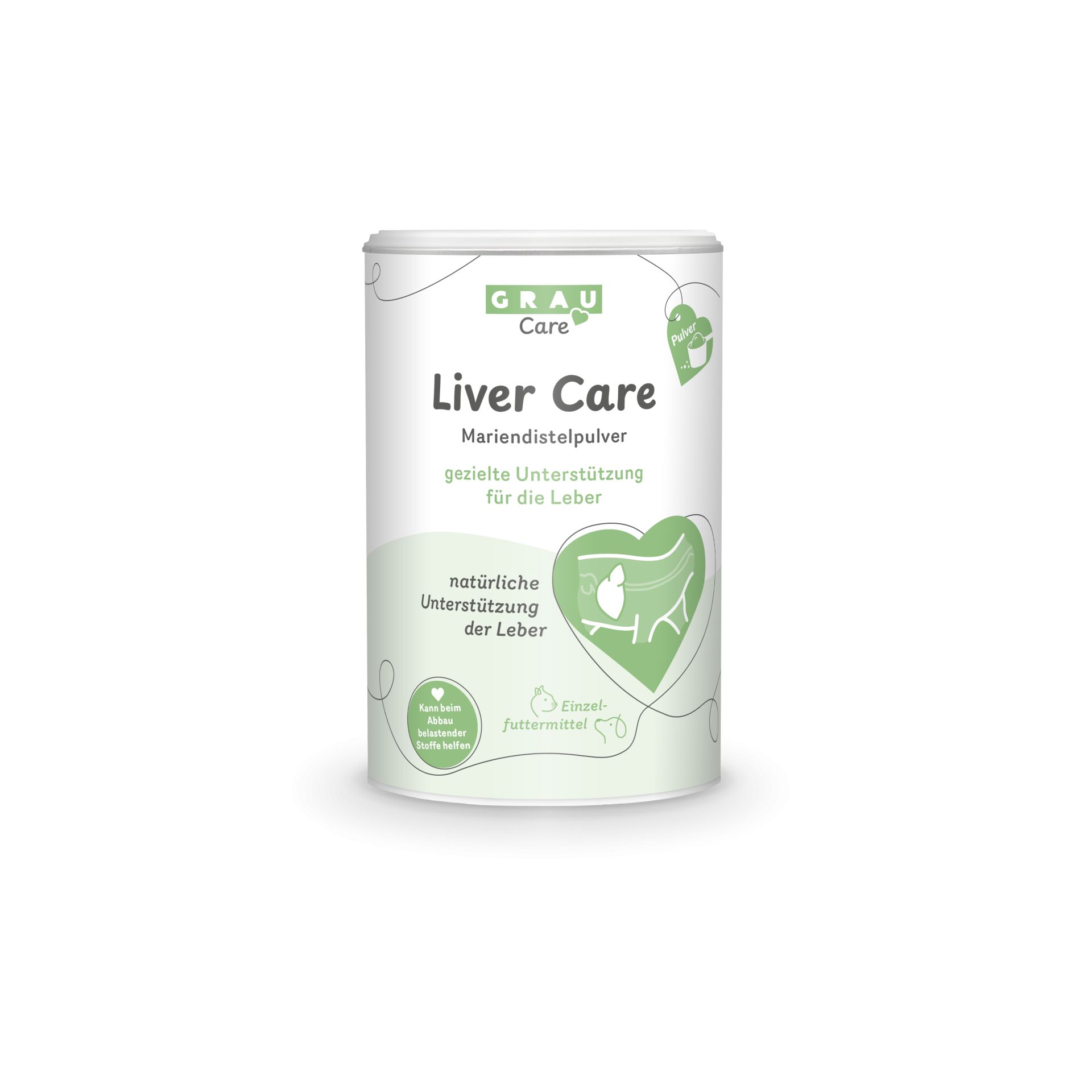 Grau Hund & Katze - Liver Care (Mariendistelpulver) 120 g Pulver