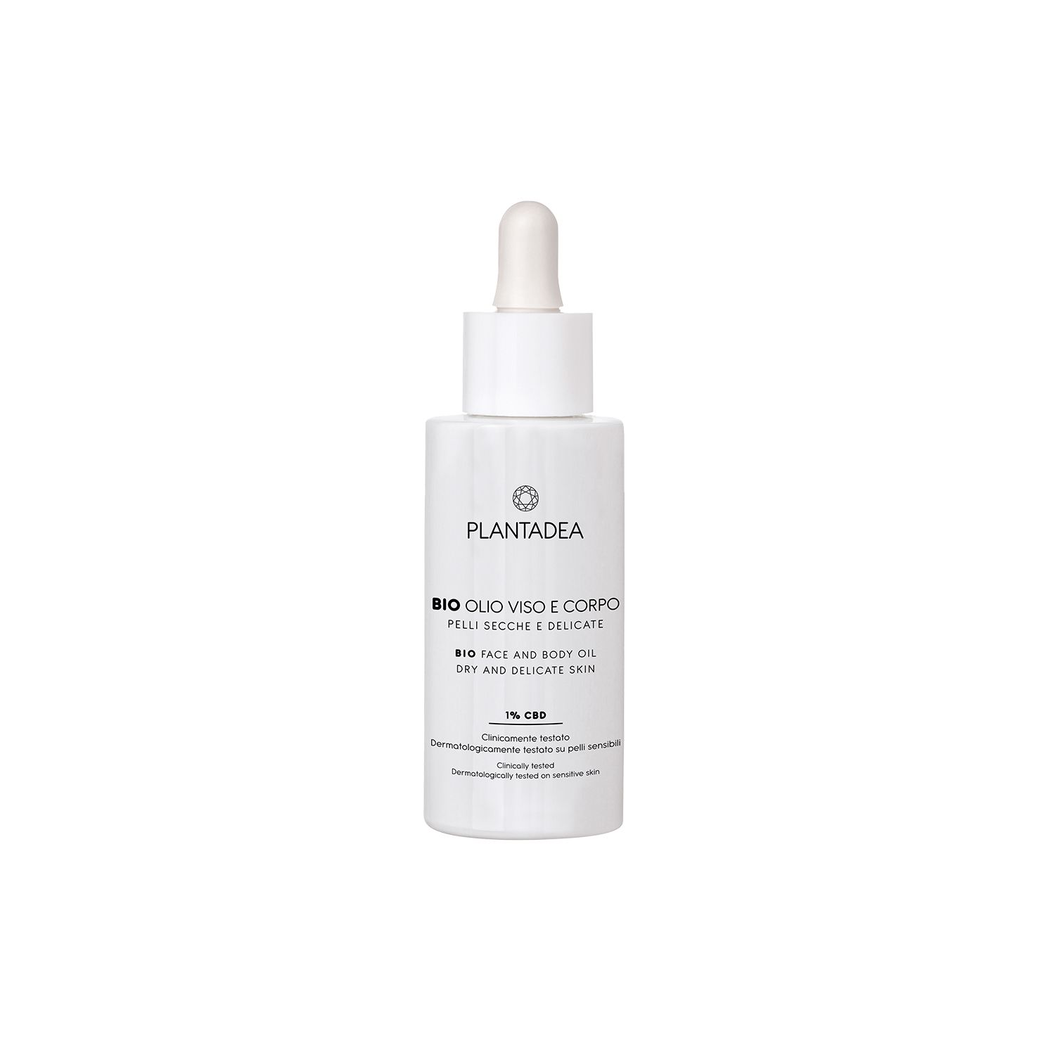 Plantadea Bio-Gesichts- und Körperöl mit CBD für trockene empfindliche Haut 50 ml