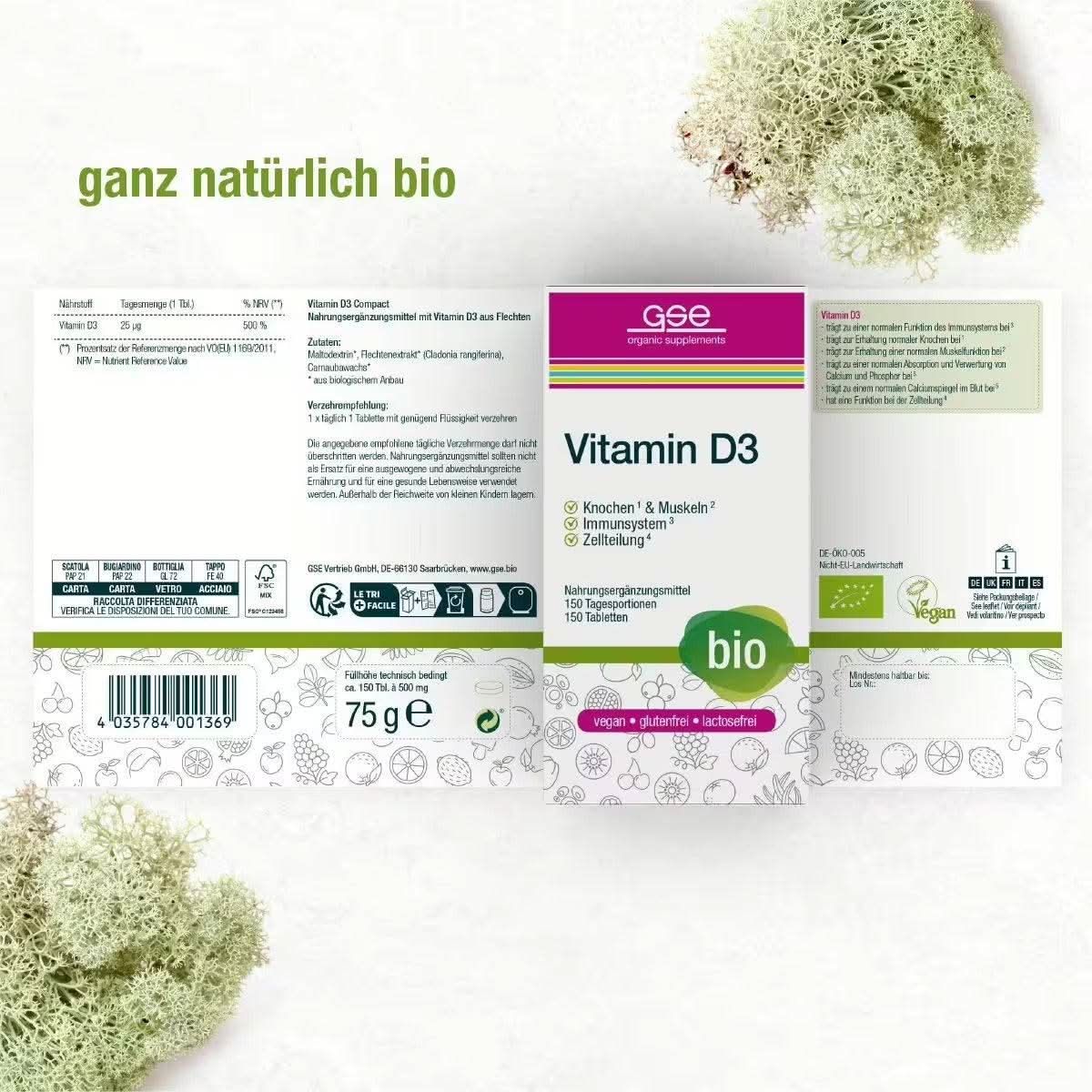 GSE Vitamin D3 Compact (Bio)