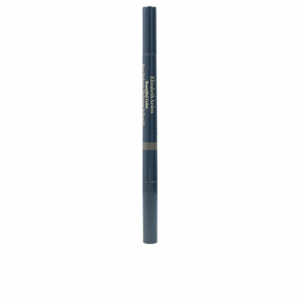 Geschlossener Augenbrauenstift. Schwarzer Stift, Produktname sichtbar.