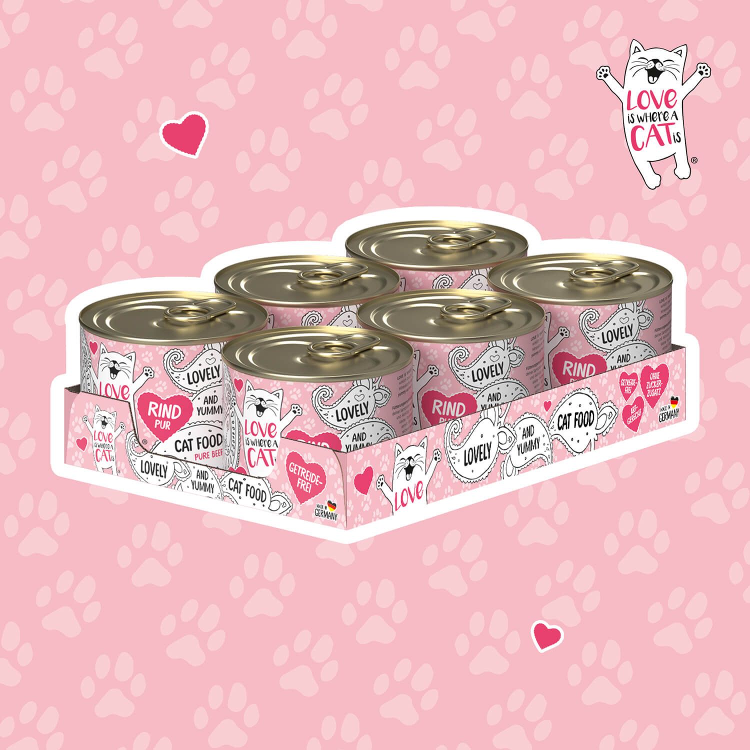 Love is where a cat is® Rind pur